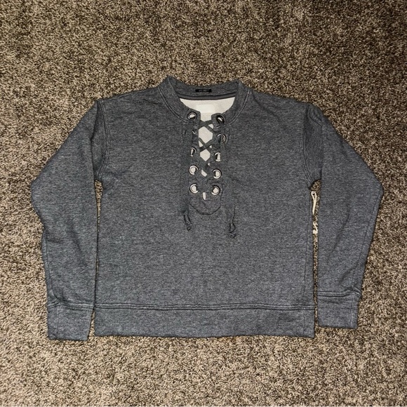 MOTHER tie up sweater - Picture 3 of 6